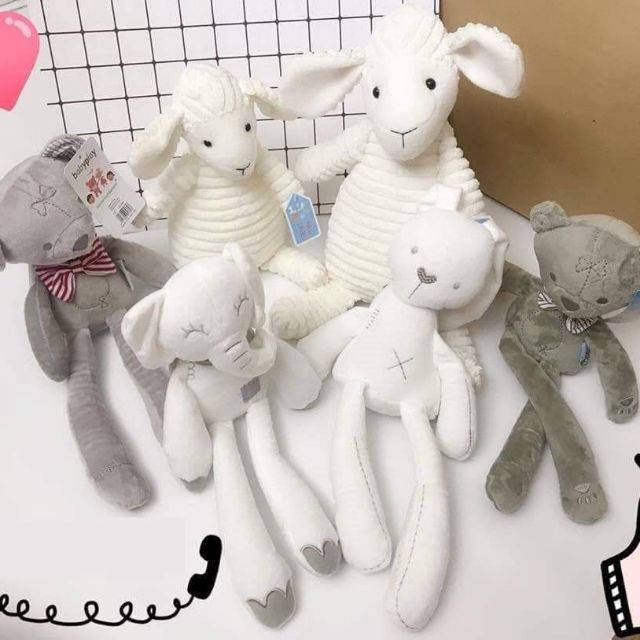 Thú nhồi bông cho bé , CỪU - VOI - THỎ Gấu bông hàng đẹp