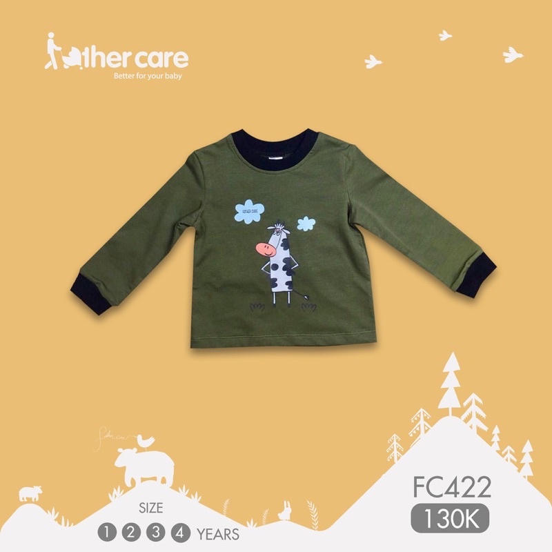 Áo Nỉ Dài Tay Cho Bé 1-4y