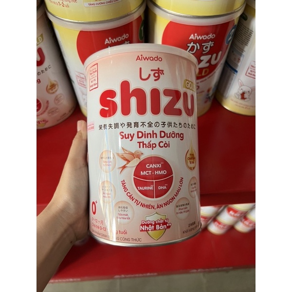 Tặng 1 ly thuỷ tinh - Sữa bột shizu suy dinh dưỡng số 0+ lon 810g