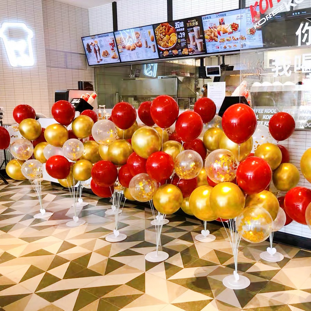 Giá Đỡ Bong Bóng Có Đèn Led Trang Trí Tiệc Sinh Nhật / Tiệc Cưới Cho Bé Trai