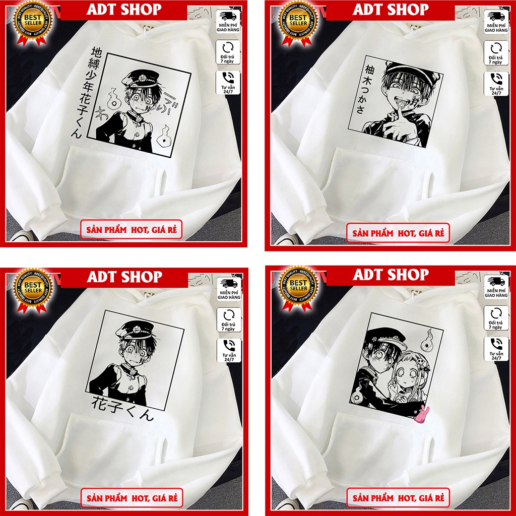 Áo hoodies unisex in hình anime Hanako Kun y2k ADT
