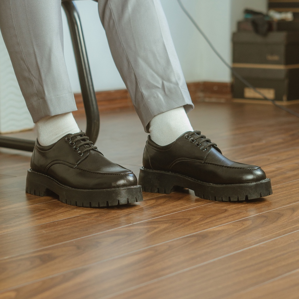 Urban Derby Đế Chunky - Phiên bản Đen Nhám - Phù hợp cho cả Nam và Nữ - Đức Linh GDA063