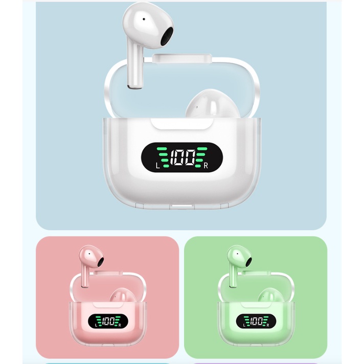 Tai nghe không dây cao cấp m16 Bluetooth 5.3TWS âm thanh stereo 9D thông minh có màn hình LED chống thấm nước