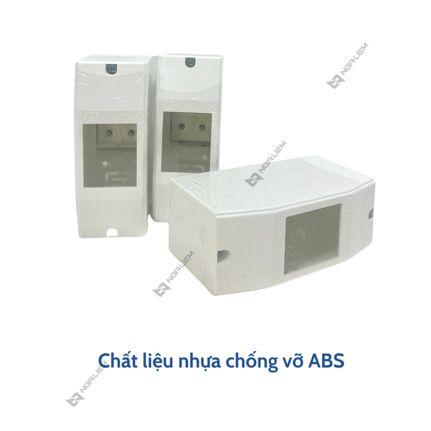 Hộp Nổi Đựng CB Cóc, Tép, 2 Pha, 3 Pha, 2 Pha Có Nắp VĨNH HƯNG [Chống Cháy]