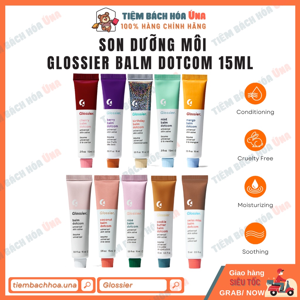 Son dưỡng môi Glossier Balm Dotcom 15ml
