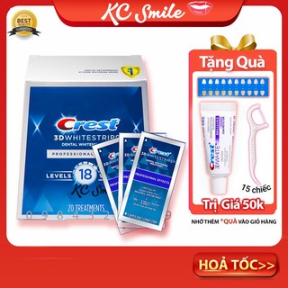 Fullbox 40 Miếng dán trắng răng Crest Professional - Liệu trình 20 ngày