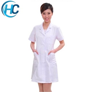 [CHÍNH HÃNG] Áo Blouse Trắng Nam, Nữ Bác Sĩ (Ngắn Tay, Dài Tay)