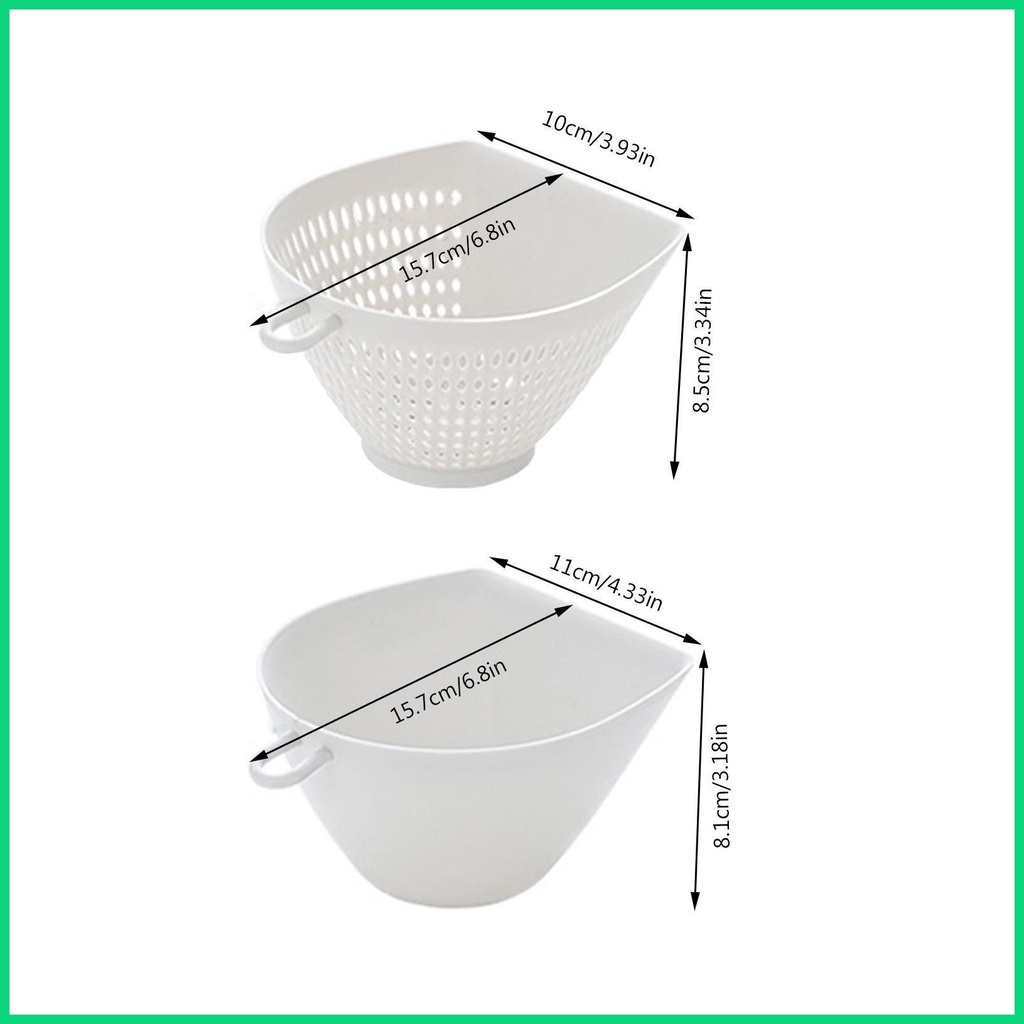 Bộ Dụng Cụ Lọc Ráo Nước Hai Lớp Cho Nhà Bếp