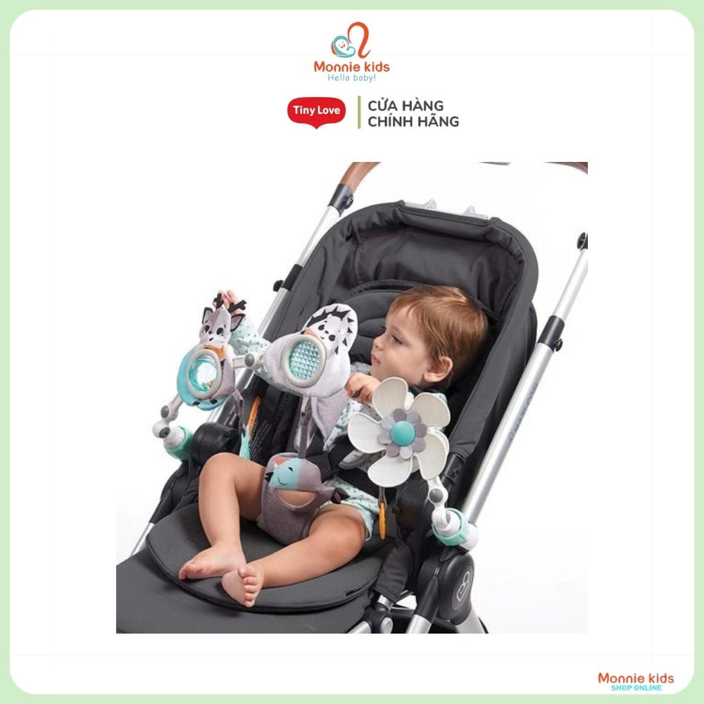 Đồ chơi treo xe đẩy Tiny Love TL Stroll B&amp;W Magical Tales, lục lạc treo xe nôi cho bé - Monnie Kids