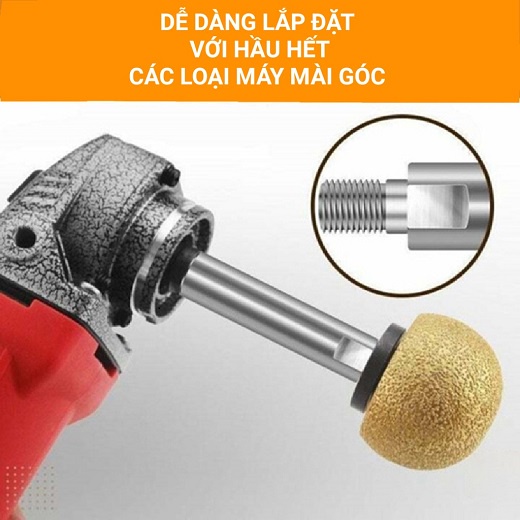 Trục Nối Dài Cho Máy Mài Góc 80mm Răng M10 Dùng Mài- Đánh Bóng Các Vật Thể Khó Tiếp Cận Dụng Cụ Tiện Dụng