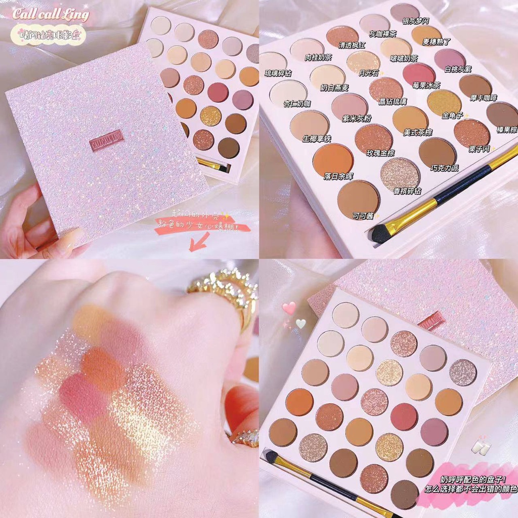 Phấn mắt, Bảng Mắt ROTO 12 màu nhũ lì bắt sáng xinh xắn hot trend Zuzu