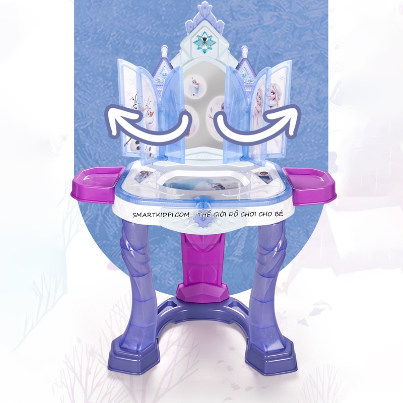 Bàn trang điểm công chúa ELSA FROZEN - quà tặng cao cấp cho bé - bàn trang điểm cho bé gái