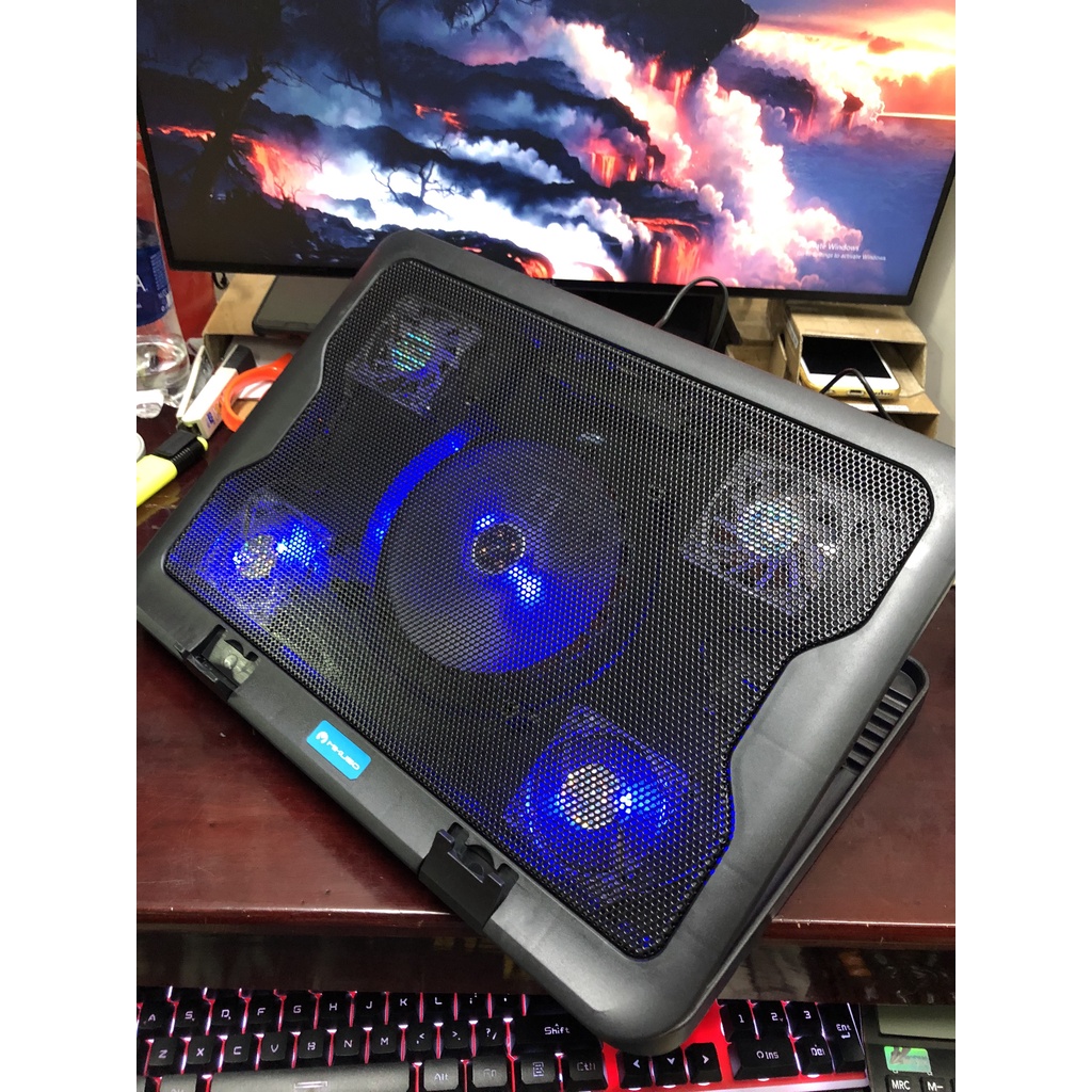 Đế tản nhiệt Laptop NCP 065 Silent 5 fan LED (hỗ trợ tối đa 18inch)