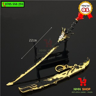 Mô hình game naraka bladepoint - cá chép hóa rồng - nhã cúc 22cm