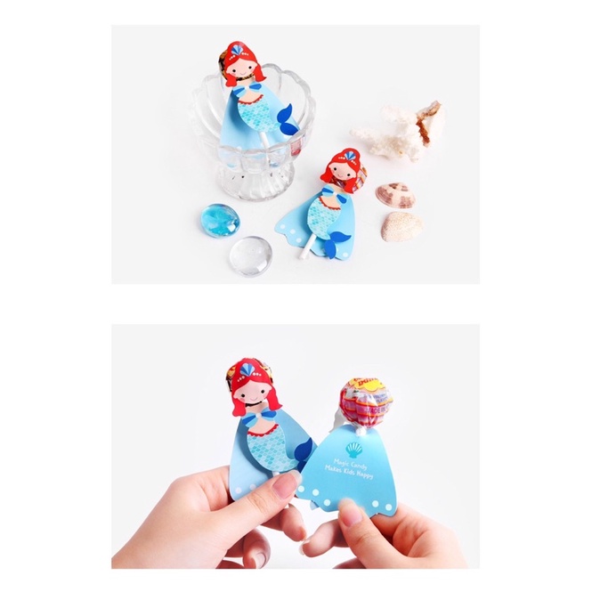 6 hình trang trí kẹo mút, cây bút bằng giấy, trang trí quà tặng