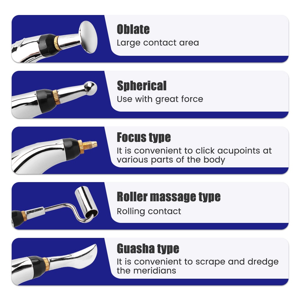 Bút Châm Cứu Điện Tử 9 Tốc Độ Xung Điện Có Thể Sạc Lại Bằng Cổng USB Chăm Sóc Sức Khỏe