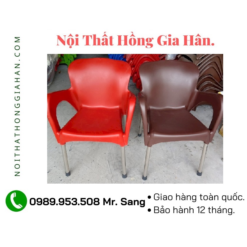 Ghế cafe nhựa đúc Nữ hoàng Tp.HCM Hồng Gia Hân T1018