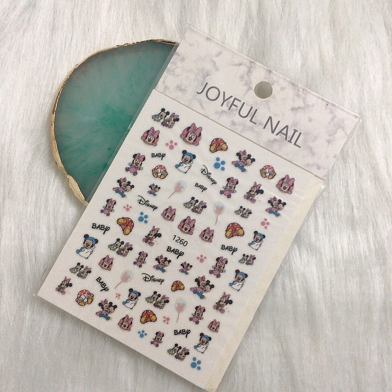 Nail art sticker, sticker dán trang trí móng