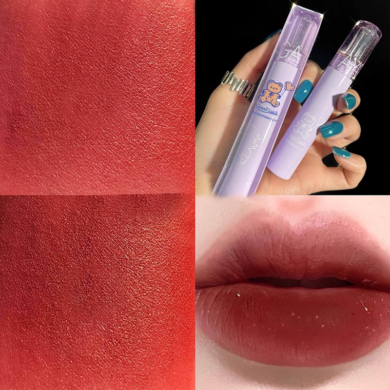 Son Kem Lì Mịn Trang Điểm Mượt Không Bết Dính Tiện Dụng Cho Nữ Sinh CFH