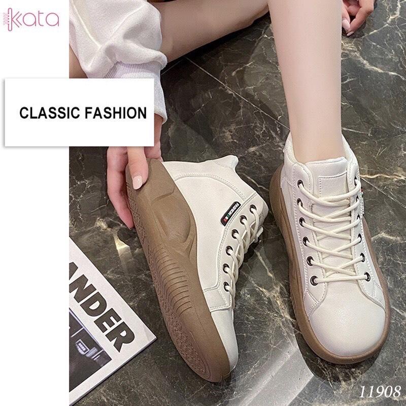 [Ảnh thật] GIÀY THỂ THAO DA CAO CỔ ĐẾ CAO ÊM CHÂN CAO CẤP CHẤT ĐẸP MẪU MỚI 2022