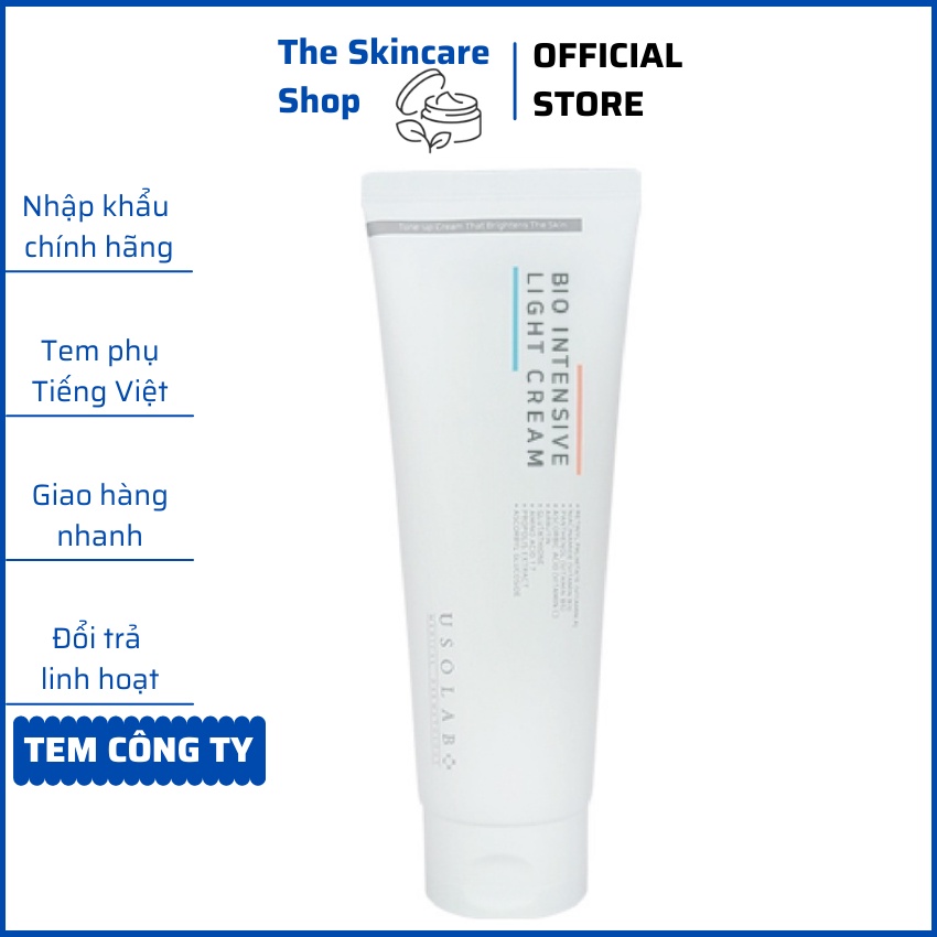 [CHÍNH HÃNG]Kem truyền trắng da body Usolab Bio Intensive Light Cream 250ml - The Skincare Shop