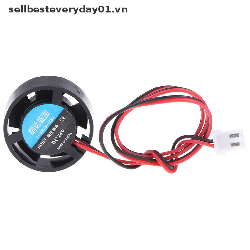 Quạt Tản Nhiệt Tròn Mini 25.5x10mm 5V 9V 12V 24V Cho Đèn LED / Máy Tính