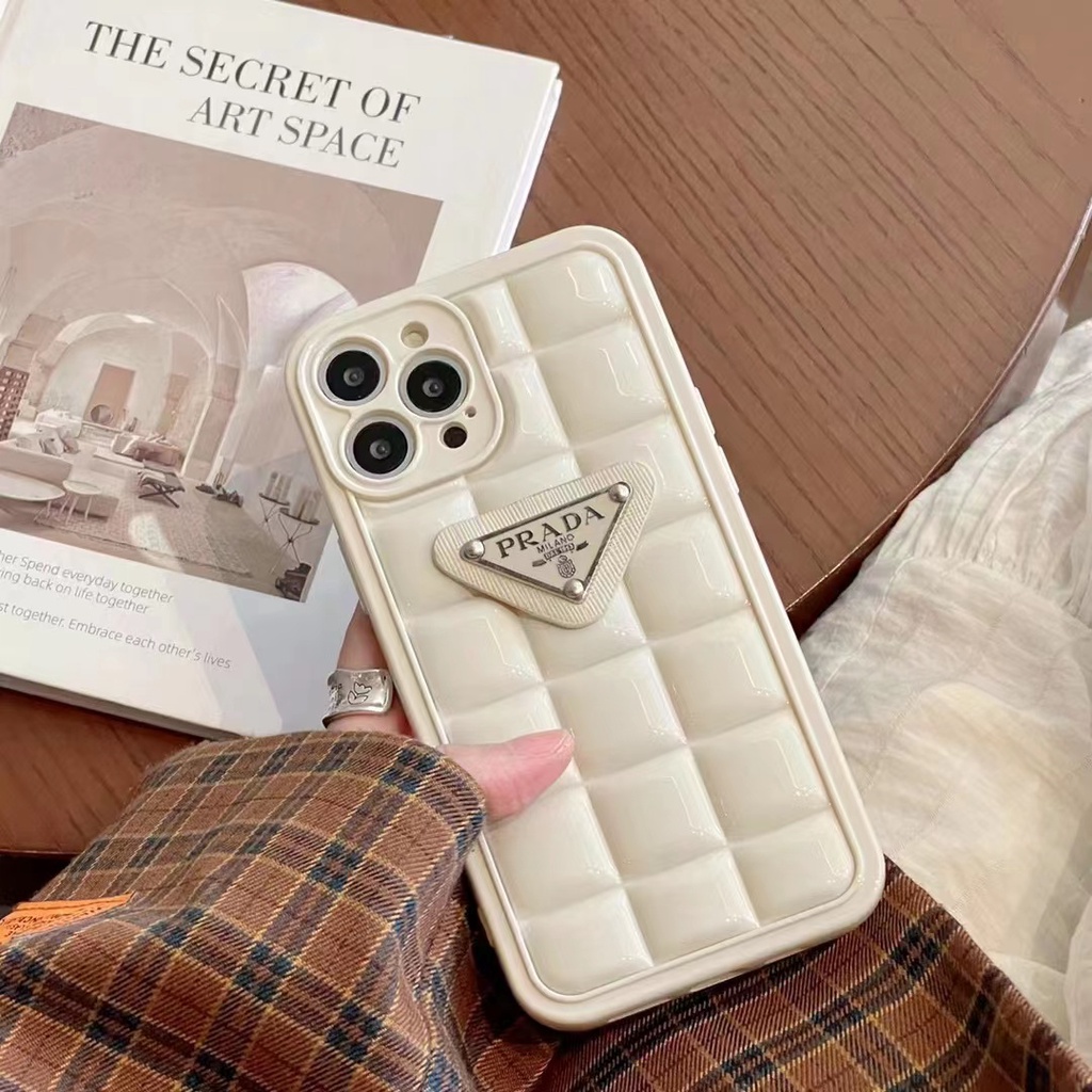 PRADA Thời Trang Ốp Điện Thoại imd Hình 3d Cho iphone 15pro max 14 14 pro 14 plus 14 pro max 13 pro max 12 pro max 11 pro max xs max xr x