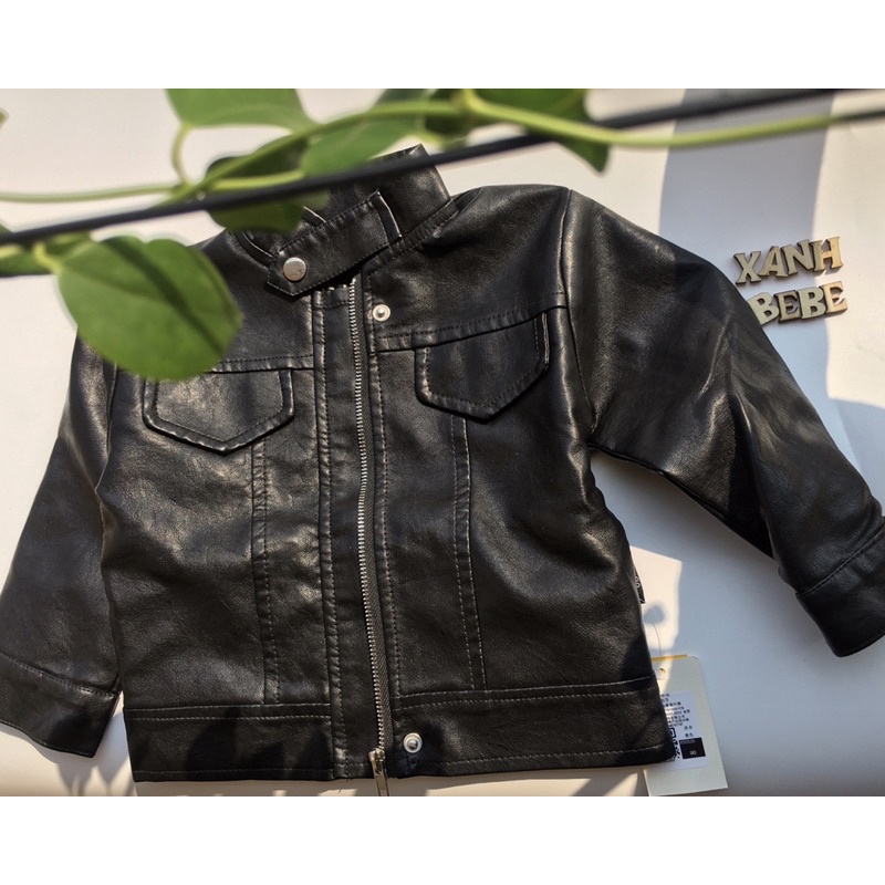 Áo Khoác Da Thời Trang 2023 Cá Tính Cho Bé Gái Bé Trai Siêu Mềm