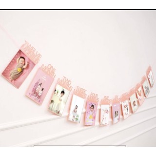 DÂY TREO ẢNH 12 THÁNG CHO BÉ