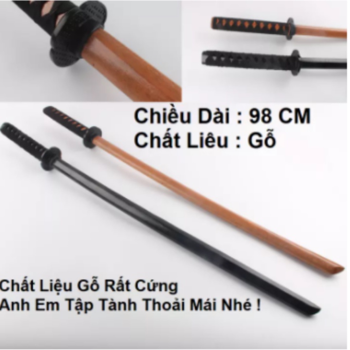Đồ tập luyện kiếm gỗ cứng chắc cho anh em đam mê võ thuật.