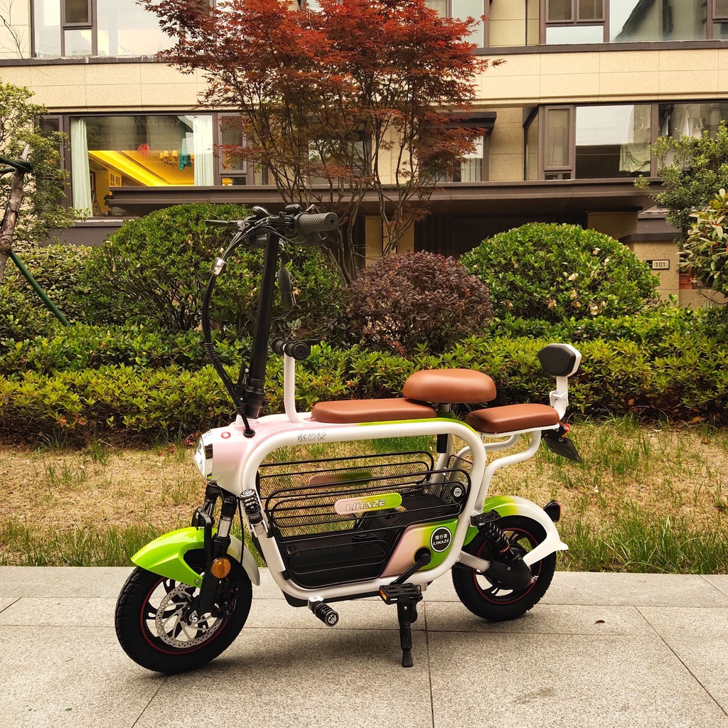 Xe điện mini LIHAZE 3 yên mẫu mới, pin Lithium 48V-15a, Hàng chính hãng