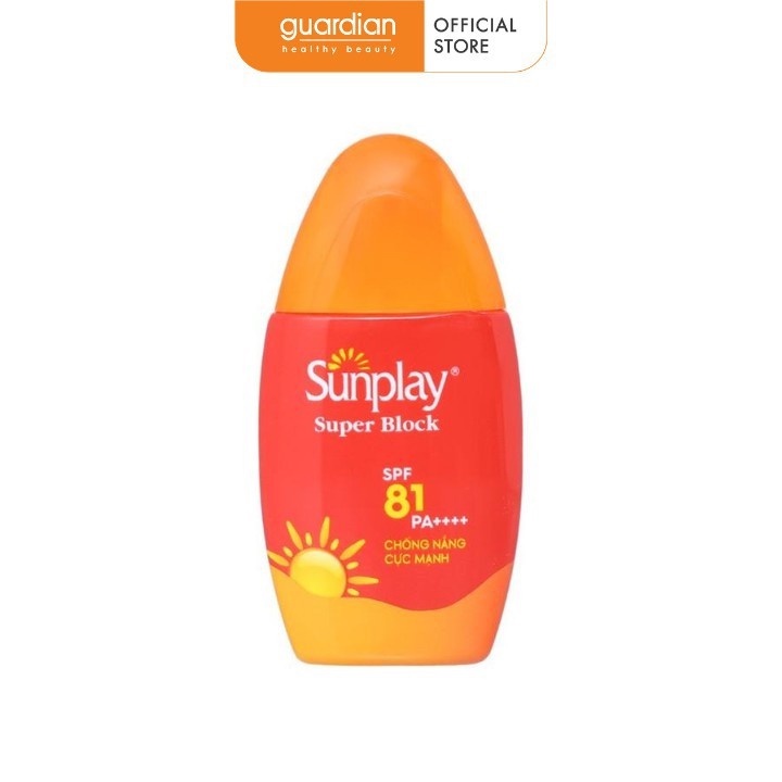 Sữa chống nắng cực mạnh Sunplay Super Block kháng nước tốt SPF 81/PA++++ 30g