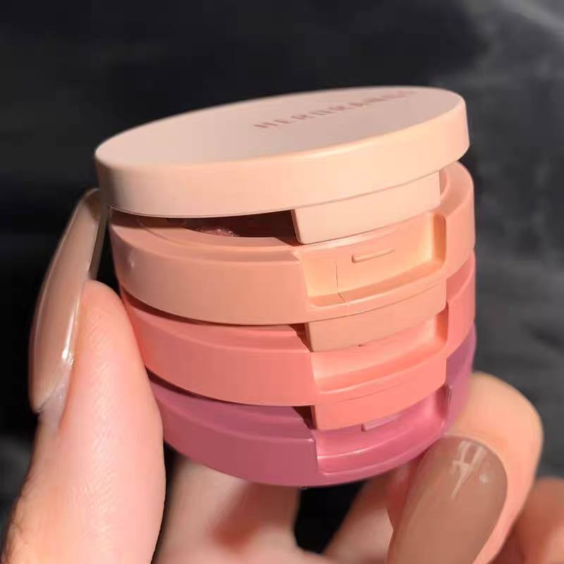 Bảng Phấn Bắt Sáng,Tạo Khối Má Hồng 3 Màu Sắc Kết Hợp Thời Trang LALA