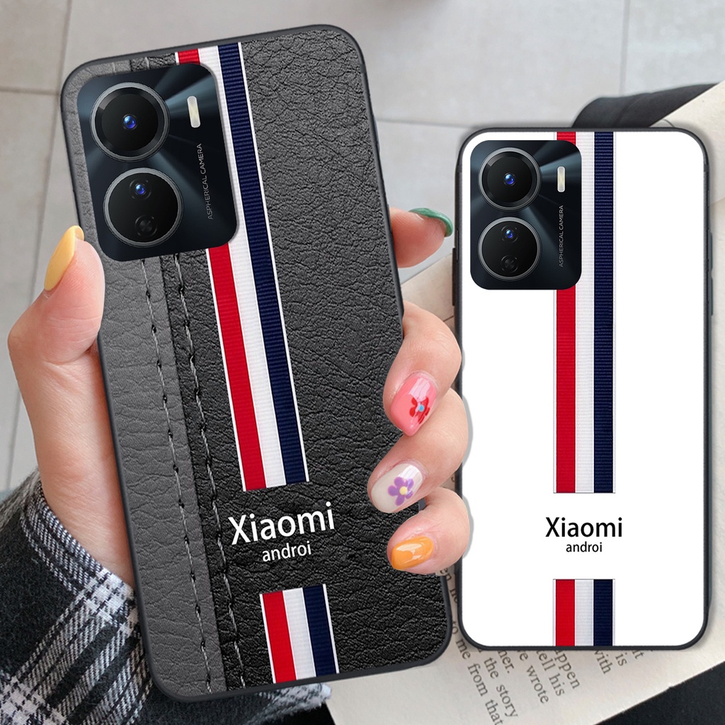 Ốp Vivo Y16 in giả da phong cách thể thao, cá tính, thời trang