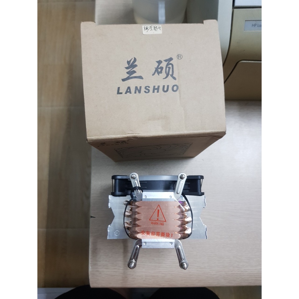 Tản nhiệt cpu Lanshuo fan 12 6 ống đồng Cho main X79 X99 X299