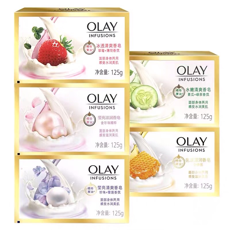 Xà bông OLAY Body Cellscience HA+ tắm giúp trắng sáng và mịn da 125g
