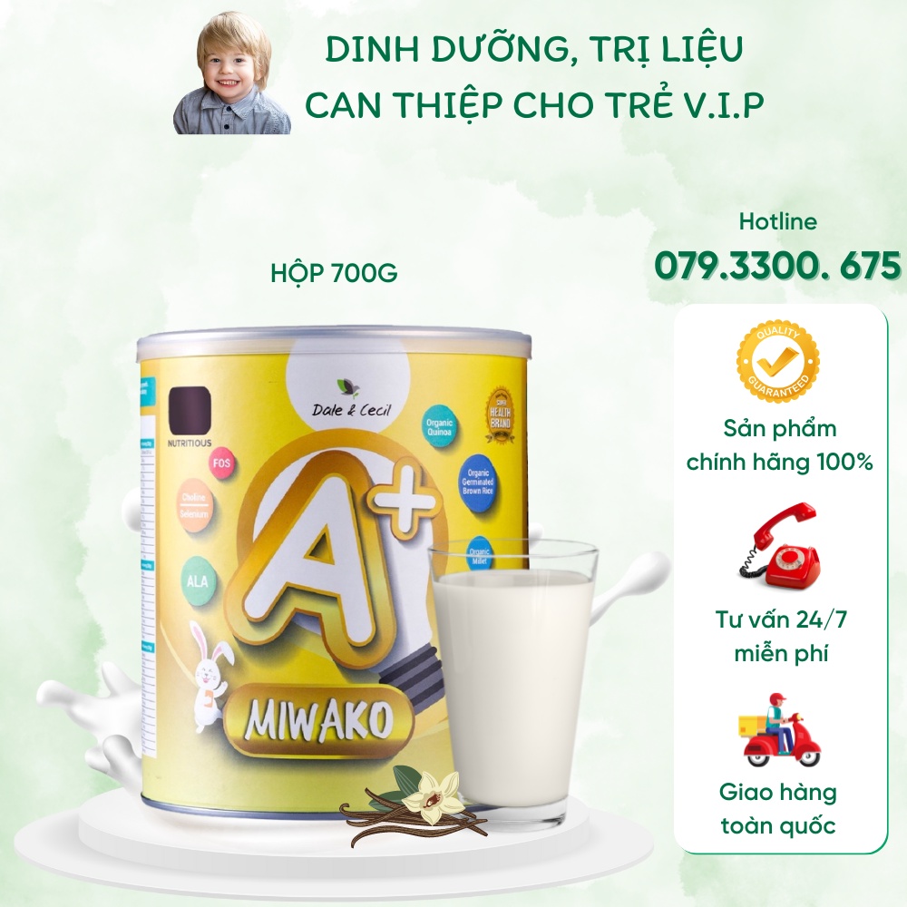 Sữa Miwako A+ Vani 🔥 CAM KẾT CHÍNH HÃNG 🔥date 9/2024 cung cấp dinh dưỡng cho trẻ tự kỷ