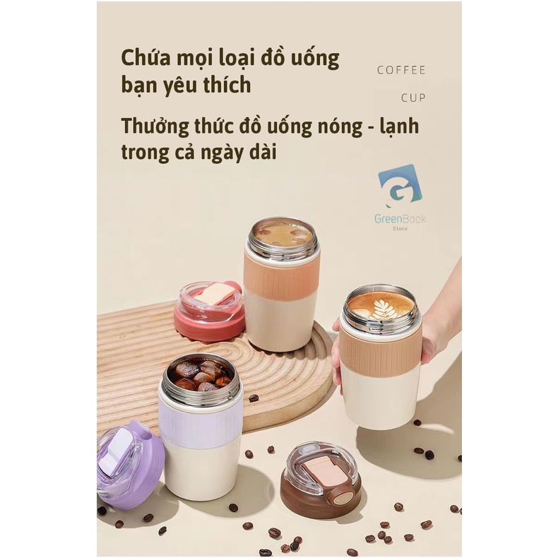 Ly Giữ Nhiệt Có Ống Hút Inox316 | Bình Giữ Nhiệt Dung Tích 350/450ml Giữ Nhiệt 12 Giờ
