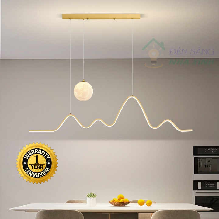 Đèn thả trần hiện đại TH777 mang phong cách Bắc Âu, decor phòng khách, phòng bếp, bàn ăn, hành lang, bàn đảo, BH 12tháng