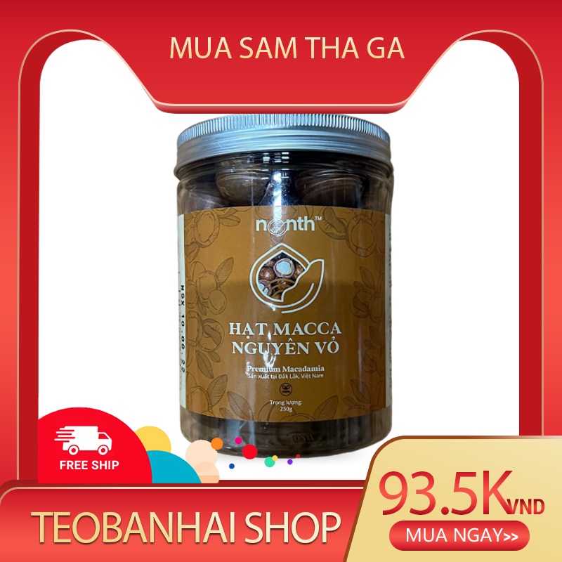 250g 500g 1000g Hạt Macca Organic Sạch Đắk Lắk (hạt mắc ca) #hạt #nut #Macca