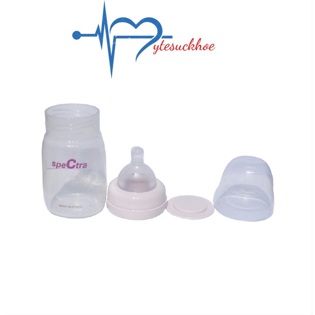 Bình sữa Spectra 160ml có núm ti- made in korea