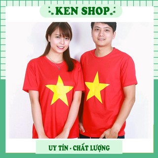 Áo thun nam nữ cờ đỏ sao vàng đủ zie lớn bé