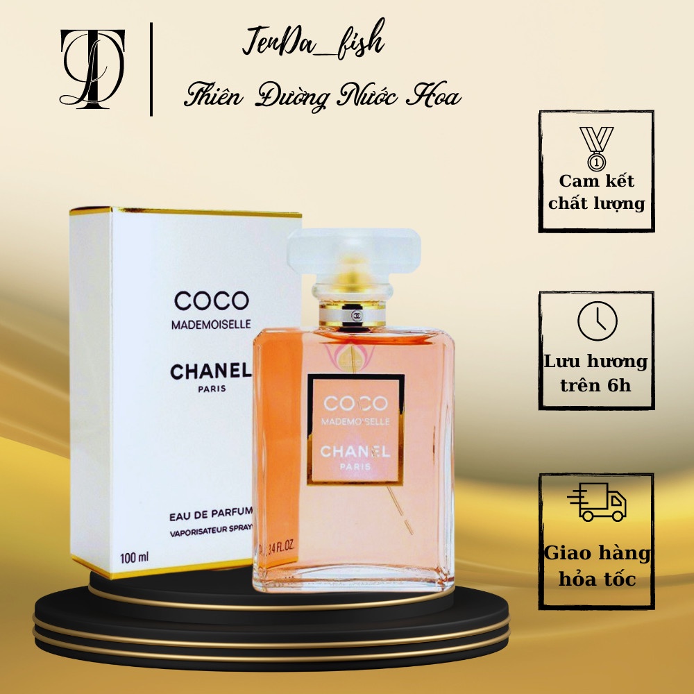 Nước Hoa Nữ C0C0 Trắng Dung Tích 100ml - Dầu Thơm Nữ Tính Quyến Rũ Lưu Hương Lâu, Ngọt Ngào