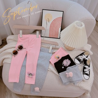 Combo 3 quần legging bé gái size 8-32kg