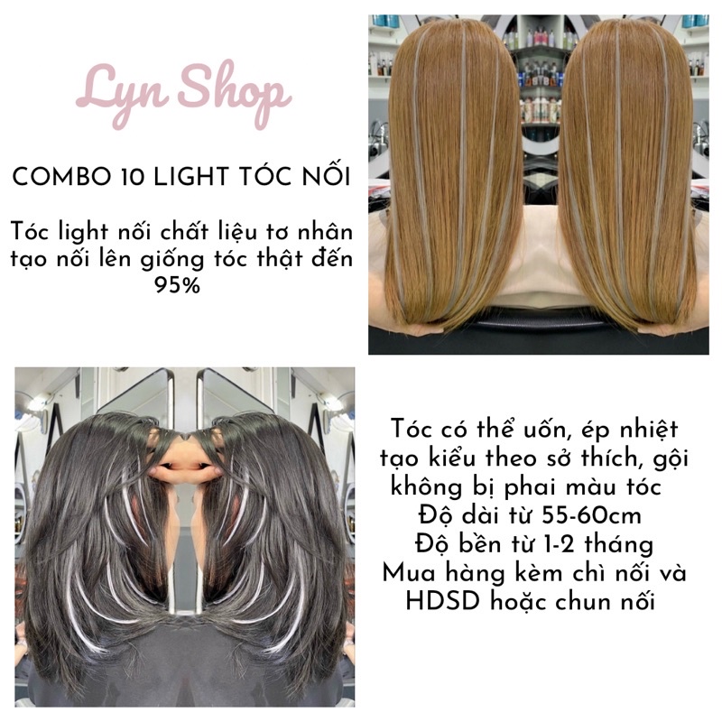 Combo 10 light nối kèm chì nối hoặc chun