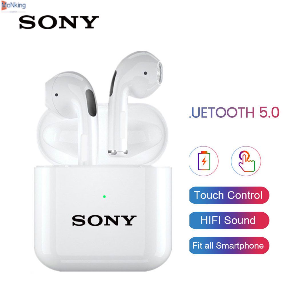 SONY TWS Air Pro 4 Bluetooth 9D Stereo Tai Nghe Không Dây-Tai HiFi Tai Nghe Nhét Tai Tay Tai Nghe có Micro ^ MK ^