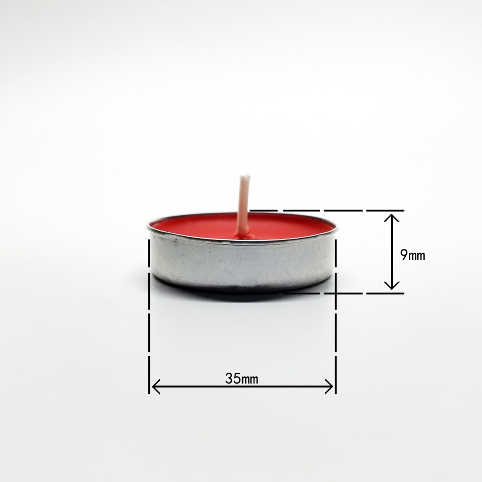 Hộp 10 Nến Viên Tròn TeaLight Nhiều Màu Sắc