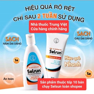 Bộ sản phẩm chống gàu Selsun
