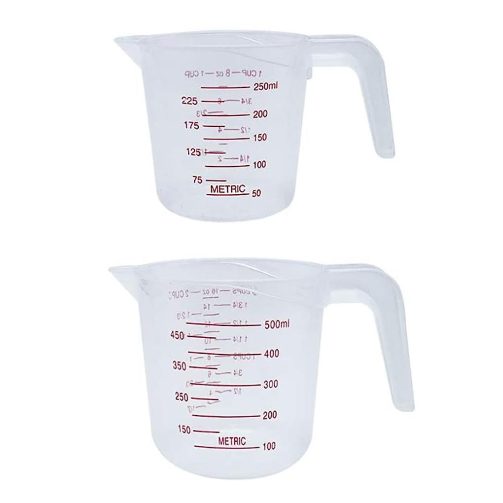 Cốc Đong Bằng Nhựa Hình Chữ V Chống Trượt Tiện Dụng Cho Nhà Bếp