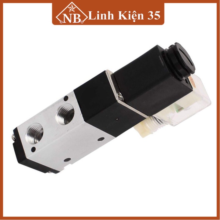 Van điện từ khí nén AIRTAC 3V210-08 đầu 3/2 3 cổng 2 vị trí, 1 đầu coil điện 220V chính hãng, chất lượng